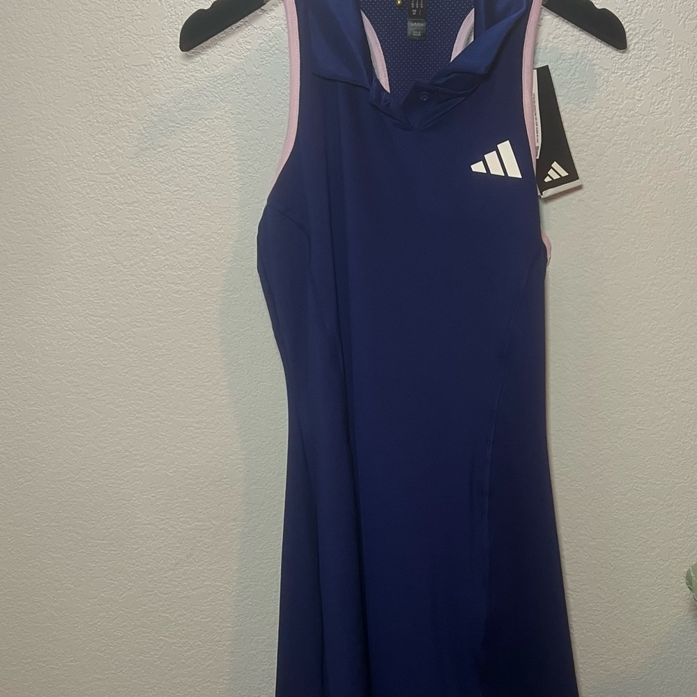 Brand new with tags Adidas Blue Sleeveless Tennis Dress